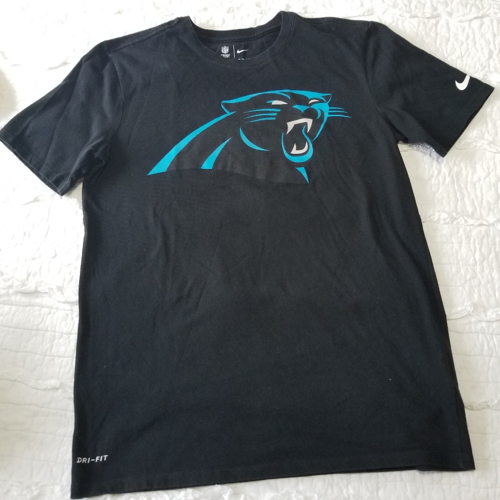 NFL Carolina Panthers Nike DriFit TShirt M EUC